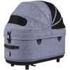 AirBuggy DOME 3 Brake Pet Stroller & Travel System | Handbrake | Slim Fold-Pet Stroller-AirBuggy- Silver Circle Pets