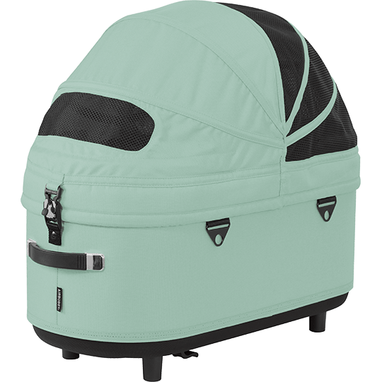 AirBuggy DOME 3 Brake Pet Stroller & Travel System | Handbrake | Slim Fold-Pet Stroller-AirBuggy- Silver Circle Pets