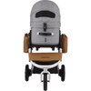 AirBuggy DOME 3 Brake Pet Stroller & Travel System | Handbrake | Slim Fold-Pet Stroller-AirBuggy- Silver Circle Pets