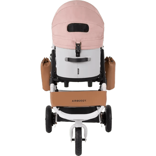 AirBuggy DOME 3 Brake Pet Stroller & Travel System | Handbrake | Slim Fold-Pet Stroller-AirBuggy- Silver Circle Pets