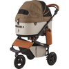 AirBuggy DOME 3 Brake Pet Stroller & Travel System | Handbrake | Slim Fold-Pet Stroller-AirBuggy- Silver Circle Pets
