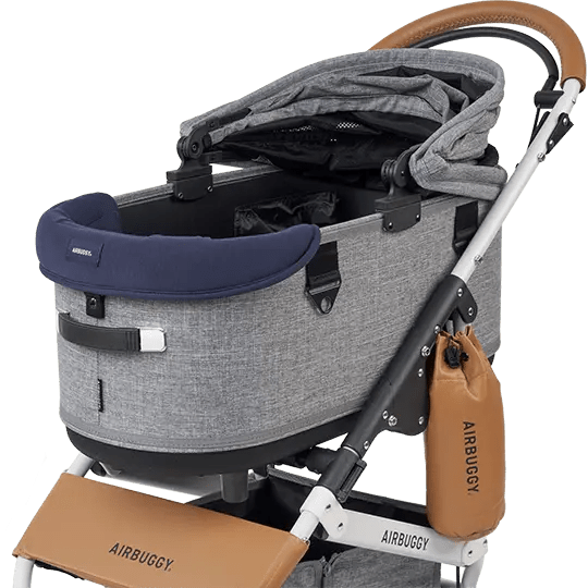 AirBuggy DOME 3 Corner Cushion | Pet Stroller Comfort Accessory-Pet Stroller Accessory-AirBuggy- Silver Circle Pets