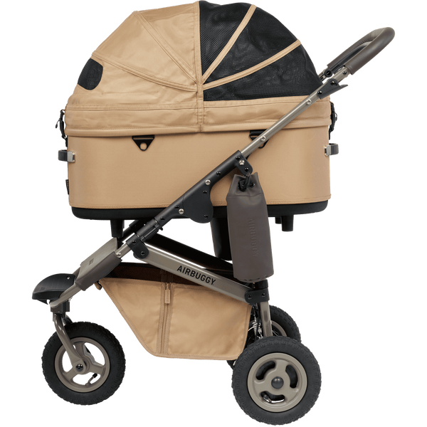AirBuggy DOME 3 Premier Pet Stroller & Travel System | Self-Standing | Slim Fold-Pet Stroller-AirBuggy- Silver Circle Pets