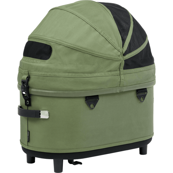 AirBuggy DOME 3 Premier Pet Stroller & Travel System | Self-Standing | Slim Fold-Pet Stroller-AirBuggy- Silver Circle Pets