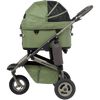 AirBuggy DOME 3 Premier Pet Stroller & Travel System | Self-Standing | Slim Fold-Pet Stroller-AirBuggy- Silver Circle Pets