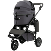 AirBuggy DOME 3 Premier Pet Stroller & Travel System | Self-Standing | Slim Fold-Pet Stroller-AirBuggy- Silver Circle Pets