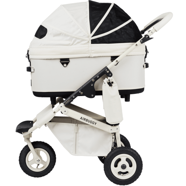 AirBuggy DOME 3 Premier Pet Stroller & Travel System | Self-Standing | Slim Fold-Pet Stroller-AirBuggy- Silver Circle Pets