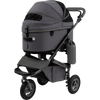 AirBuggy DOME 3 Premier Pet Stroller & Travel System | Self-Standing | Slim Fold-Pet Stroller-AirBuggy- Silver Circle Pets