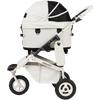 AirBuggy DOME 3 Premier Pet Stroller & Travel System | Self-Standing | Slim Fold-Pet Stroller-AirBuggy- Silver Circle Pets
