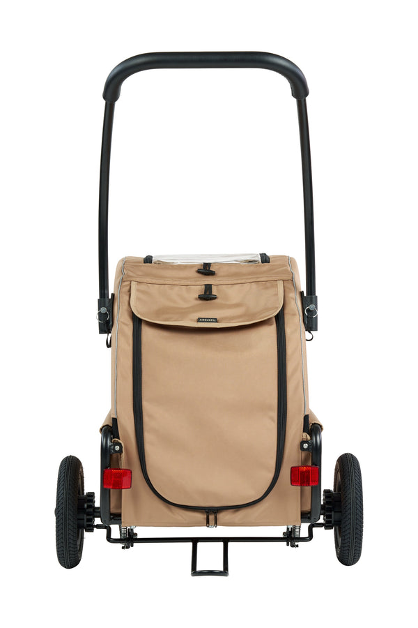 AirBuggy Twinkle Pet Stroller | Ground-Level Entry-Pet Stroller-AirBuggy- Silver Circle Pets