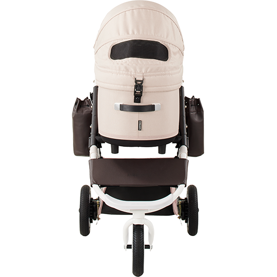 AirBuggy DOME 3 Brake Pet Stroller & Travel System | Handbrake | Slim Fold