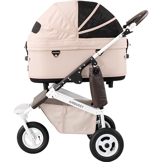 AirBuggy DOME 3 Brake Pet Stroller & Travel System | Handbrake | Slim Fold