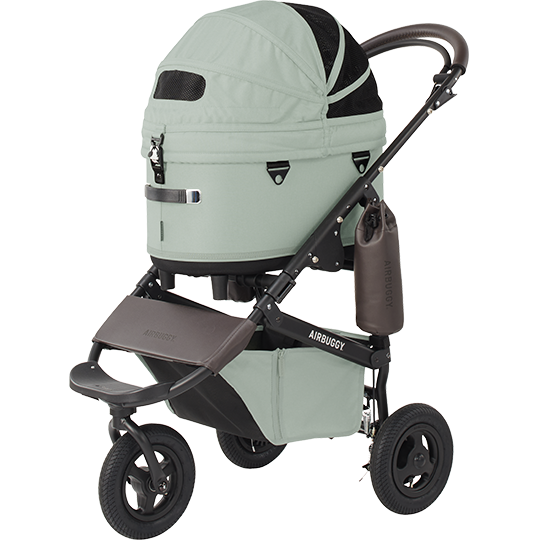 AirBuggy DOME 3 Brake Pet Stroller & Travel System | Handbrake | Slim Fold