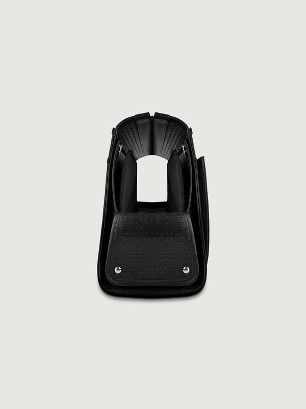 Arnold & Co The Classic | Leather Pet Carrier-Pet Carrier-Arnold & Co- Silver Circle Pets