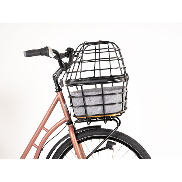 AtranVelo DUO Pet Bike Basket Cover Incl. INFILL-Pet Accessories-AtranVelo- Silver Circle Pets