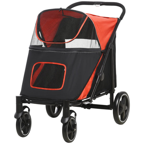 PawHut 167V Foldable Large Pet Stroller