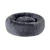 Baker & Bray Eco Calming Donut Dog Bed-Dog Beds-Baker & Bray- Silver Circle Pets