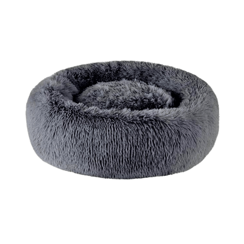 Baker & Bray Eco Calming Donut Dog Bed-Dog Beds-Baker & Bray- Silver Circle Pets