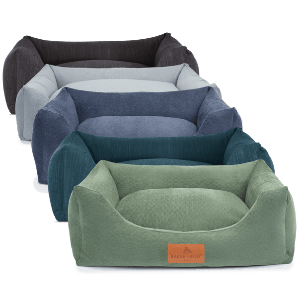 Baker & Bray Eco Luxe Dog Bed Interchangeable Spare Covers-Dog Beds-Baker & Bray- Silver Circle Pets