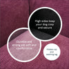 Baker & Bray Eco Luxe Orthopaedic Luxury Dog Bed-Dog Beds-Barker & Bray- Silver Circle Pets