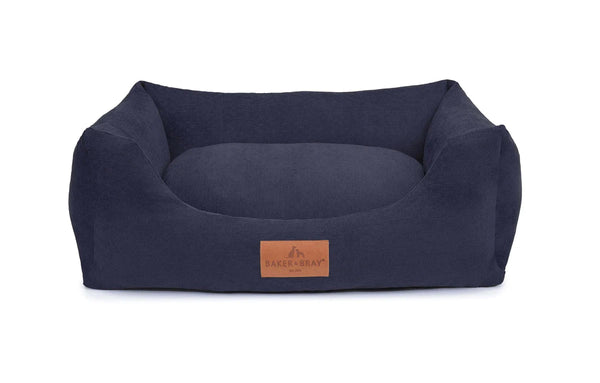 Baker & Bray Eco Luxe Orthopaedic Luxury Dog Bed-Dog Beds-Barker & Bray- Silver Circle Pets