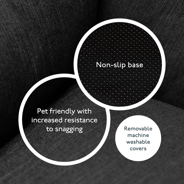 Baker & Bray Eco Luxe Orthopaedic Luxury Dog Bed-Dog Beds-Barker & Bray- Silver Circle Pets