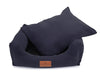Baker & Bray Eco Luxe Orthopaedic Luxury Dog Bed-Dog Beds-Barker & Bray- Silver Circle Pets