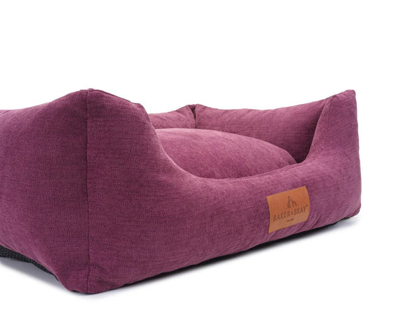 Baker & Bray Eco Luxe Orthopaedic Luxury Dog Bed-Dog Beds-Barker & Bray- Silver Circle Pets