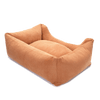 Baker & Bray Eco Luxe Orthopaedic Luxury Dog Bed-Dog Beds-Barker & Bray- Silver Circle Pets