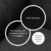 Baker & Bray Eco Luxe Orthopaedic Luxury Dog Bed-Dog Beds-Barker & Bray- Silver Circle Pets