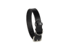Baker & Bray Sustainable Leather Dog Collar | Black-Dog Collar-Baker & Bray- Silver Circle Pets