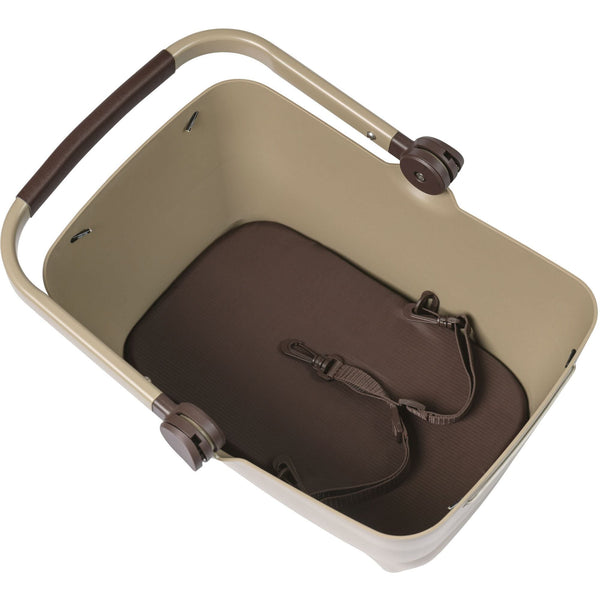 Basil Buddy MIK Dog Bike Basket-Pet Accessories-Basil- Silver Circle Pets