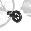 Burley 1 Wheel Stroller Kit-Pet Stroller Wheel Kit-Burley- Silver Circle Pets