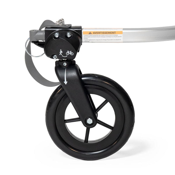 Burley 1 Wheel Stroller Kit-Pet Stroller Wheel Kit-Burley- Silver Circle Pets