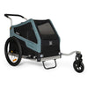 Burley Bark Ranger Kickstands-Dog Bike Trailer Kickstand-Burley- Silver Circle Pets