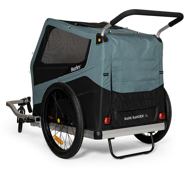 Burley Bark Ranger Kickstands-Dog Bike Trailer Kickstand-Burley- Silver Circle Pets