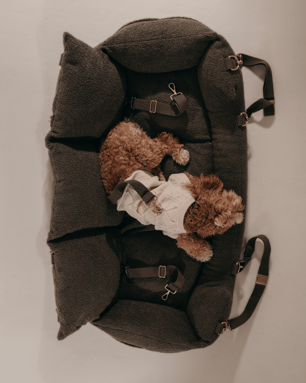 By Teddy Car Seat Adjustable Safety Clip (Add-On)-Dog Car Seat Belt-By Teddy- Silver Circle Pets