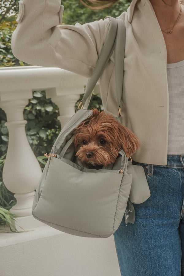 By Teddy Puffer Dog Carrier | 2-in-1-Dog Carrier-By Teddy- Silver Circle Pets