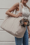 By Teddy Puffer Dog Carrier | 2-in-1-Dog Carrier-By Teddy- Silver Circle Pets