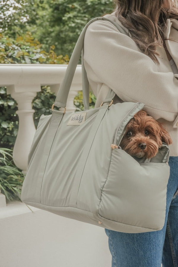 By Teddy Puffer Dog Carrier | 2-in-1-Dog Carrier-By Teddy- Silver Circle Pets