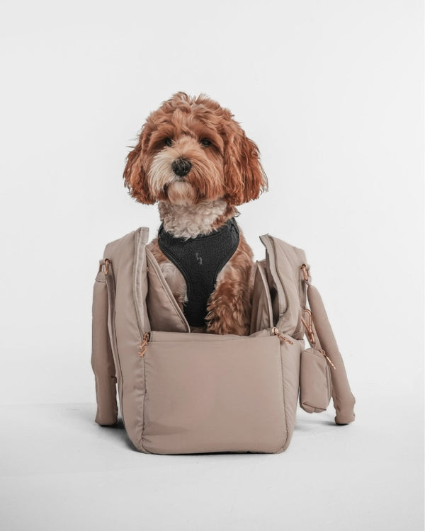 By Teddy Puffer Dog Carrier | 2-in-1-Dog Carrier-By Teddy- Silver Circle Pets