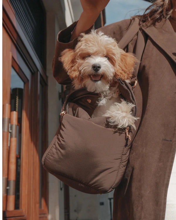 By Teddy Puffer Dog Carrier | 2-in-1-Dog Carrier-By Teddy- Silver Circle Pets