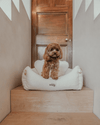 By Teddy The Bouclé Dog Car Seat-Dog Car Seat-By Teddy- Silver Circle Pets