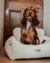 By Teddy The Bouclé Dog Car Seat-Dog Car Seat-By Teddy- Silver Circle Pets