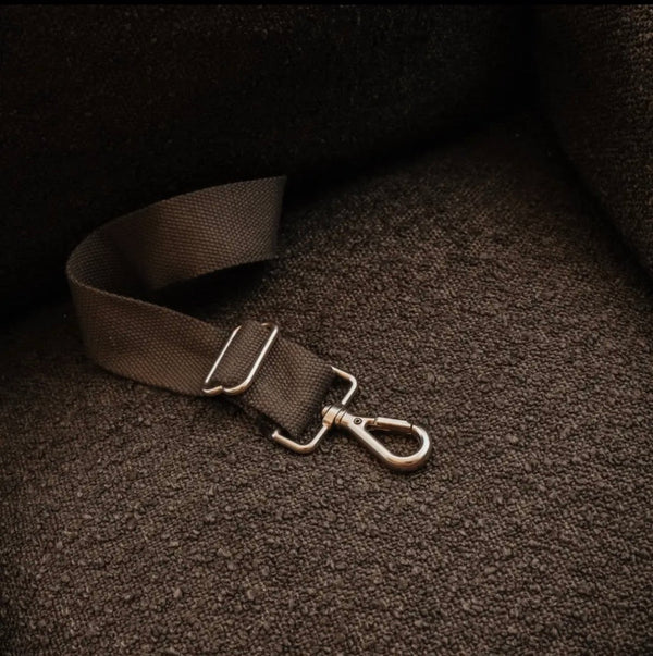 By Teddy The Bouclé Dog Car Seat-Dog Car Seat-By Teddy- Silver Circle Pets