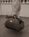 By Teddy The Cosy Dog Car Seat | Vegan Sherpa Fabric-Dog Car Seat-By Teddy- Silver Circle Pets