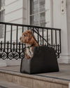 By Teddy The Studio Pet Carrier | Premium Vegan Leather Dog Carrier-Pet Carrier-By Teddy- Silver Circle Pets