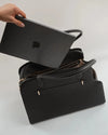 By Teddy The Studio Pet Carrier | Premium Vegan Leather Dog Carrier-Pet Carrier-By Teddy- Silver Circle Pets