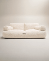 By Teddy The Teddington Sofa Dog Bed | Bouclé-Pet Bed-By Teddy- Silver Circle Pets