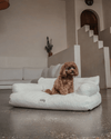 By Teddy The Teddington Sofa Dog Bed | Bouclé-Pet Bed-By Teddy- Silver Circle Pets